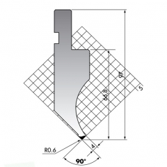 Multi-V Composite Lower Die